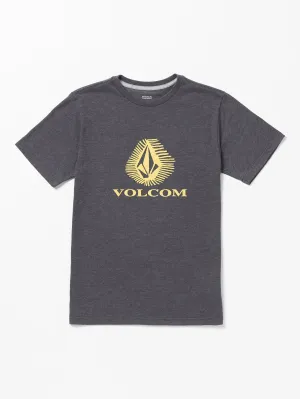 Volcom Offshore Stone Short Sleeve Tee Dark Black Heather Volcom