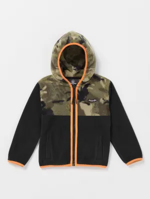 Volcom Polar Fleece Zip Boys Jacket (Age 2-7) Camouflage Volcom