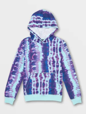 Volcom Roundabout Pullover Fleece Hoodie Storm Tie-dye Volcom