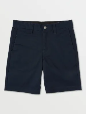 Volcom V Monty Boys Shorts (Age 8-14) Dark Navy Volcom