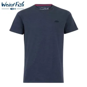 Weird Fish Branded Graphic Navy Tee Navy