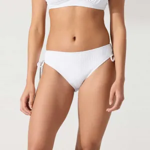 Womens Tommy Bahama Swimwear Tommy Bahama Cable Beach Tie Side Hipster Bottom - White