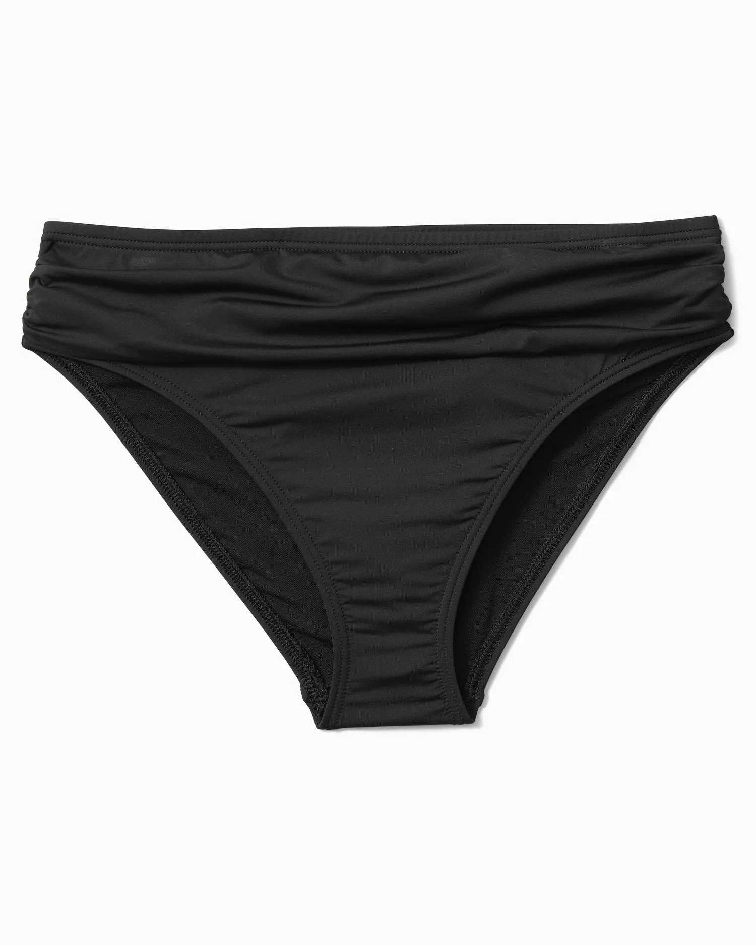 Womens Tommy Bahama Swimwear Tommy Bahama Pearl High Waist Sash Bikini Bottom - Black