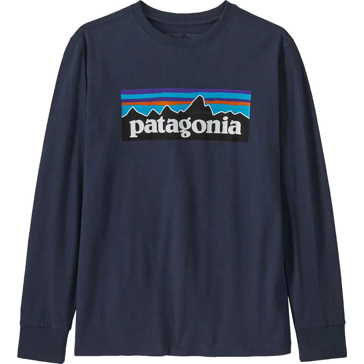Youth Long Sleeved Regenerative Organic Certified Cotton P-6 T-Shirt Patagonia Clothing